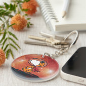 RUIMTE | Snoopy Geometric Moon Walk Sleutelhanger (Voorkant Rechts)
