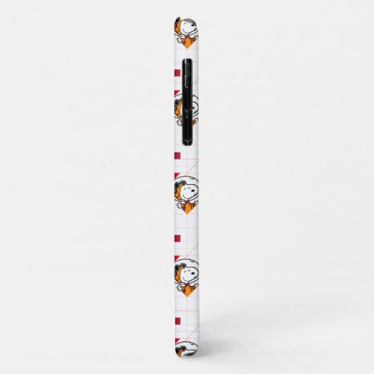 RUIMTE | Snoopy Space Suit White Pattern Case-Mate iPhone Case (Achterkant/links)