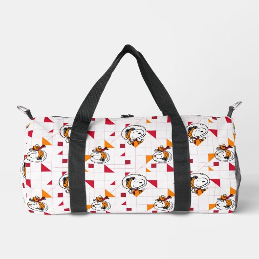 RUIMTE | Snoopy Space Suit White Pattern Plunjezak (Voorkant)