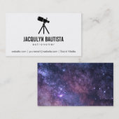 Ruimte | Stellar (telescoop II) Visitekaartje (Voorkant / Achterkant)