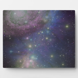 Ruimte, sterren, sterrenstelsels en nebula's fotoplaat