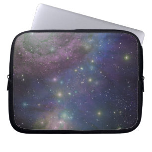Ruimte, sterren, sterrenstelsels en nebula's laptop sleeve