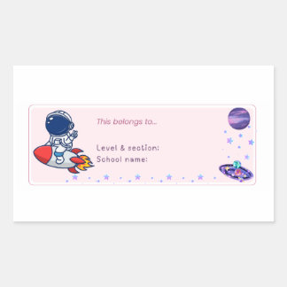 ruimte sticker
