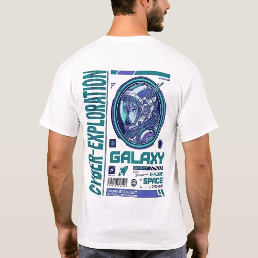 Ruimte T-shirt (Achterkant)