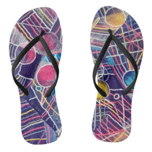 Ruimte teenslippers