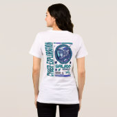 Ruimte Tri-Blend Shirt (Achterkant volledig)