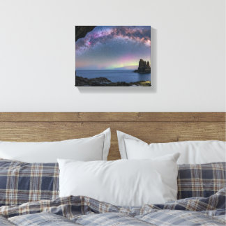 Ruimte universum canvas voor kantoor/woonkamer afdruk