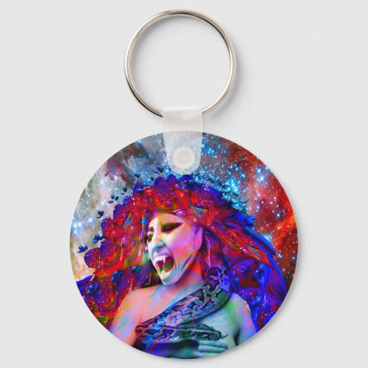 Ruimte Vampier Sleutelhanger (Voorkant)