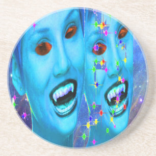 Ruimte Vampieren Zandsteen Onderzetter