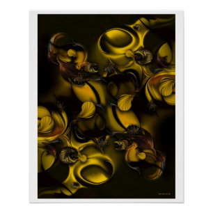 "Ruimte van het Leven", Glanzend Poster Perfect Poster