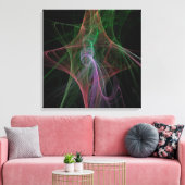 Ruimte Vlam Canvas Afdruk (Insitu (Woonkamer))