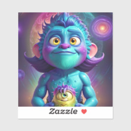 Ruimte voor Alien & Friend Sticker