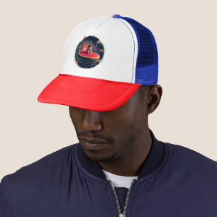 Ruimte Watermeloen Astronaut Trucker Pet