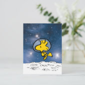 RUIMTE | Woodstock Astronaut Briefkaart (Staand voorkant)