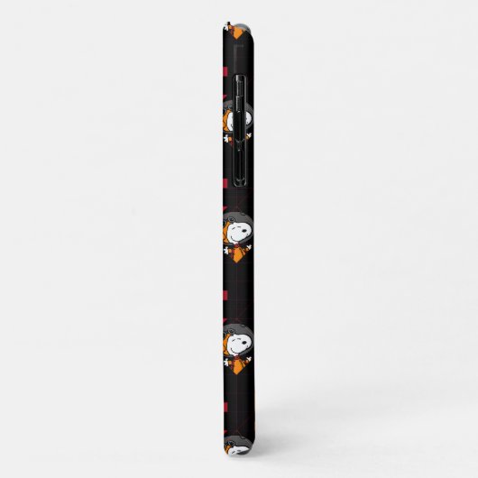 RUIMTE | Zwarte Snoopy Space Suit-patroon Case-Mate iPhone Case (Achterkant/links)