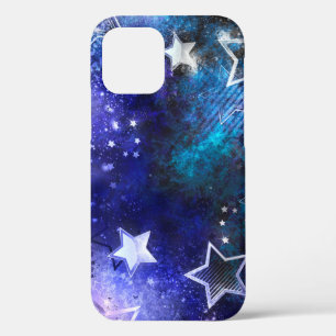 Ruimteachtergrond met sterren iPhone 12 pro hoesje