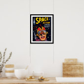Ruimteactie #2  Sci Fi Comic Book Hoesje Poster (Keuken)