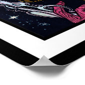 Ruimteactie #2 Sci Fi Comic Book Hoesje Poster (Hoek)