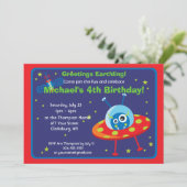  ruimteAlien Kaart (Staand voorkant)