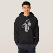 ruimteastronaut hoodie (Voorkant volledig)