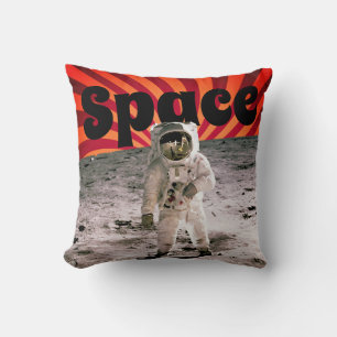 Ruimteastronaut spiraal apollo 11 missie kussen