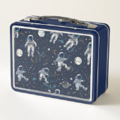 Ruimteastronauten Sterren & Planeten Custom Kinder (Achterkant)