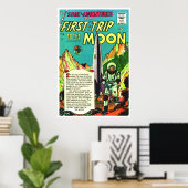 Ruimteavonturen #20 (1956) poster (Thuiskantoor)