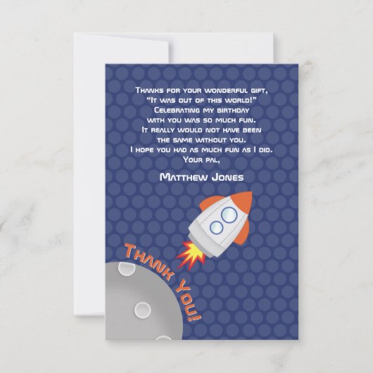 Ruimteavontuur Kaart (Voorkant)