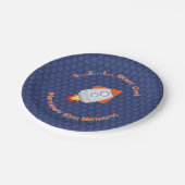 Ruimteavontuur Papieren Bordje (Gekanteld)