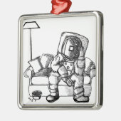 Ruimtebank Metalen Ornament (Links)