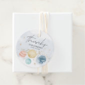 Ruimtebesparende markeringen eerst om de zon bedankjes labels (In situ)