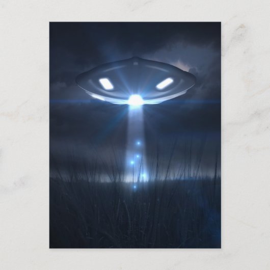 Ruimtebezoekers Briefkaart (Voorkant)