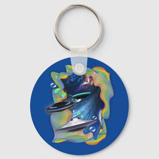 Ruimtebezoekers Sleutelhanger (Voorkant)