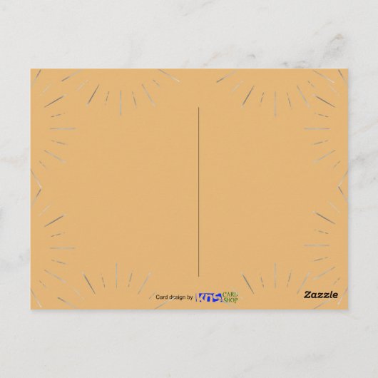 Ruimtebezoekers van UFO-ruimteregistratie ontmoete Briefkaart (Achterkant)