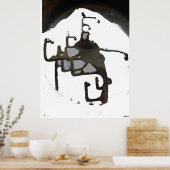 Ruimteblob bij het ballet poster (Keuken)