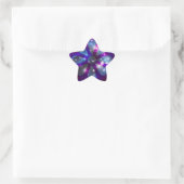 Ruimtebloem Ster Sticker (Tas)