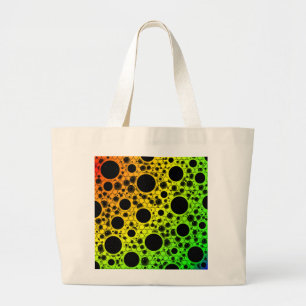 Ruimtebundels - regenboogstraal - ROYGB Grote Tote Bag