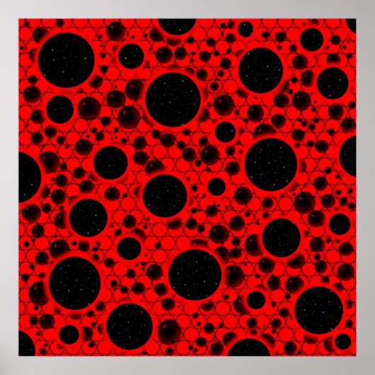 Ruimtebundelspillen - rood poster (Voorkant)