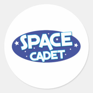 RUIMTECADET RONDE STICKER