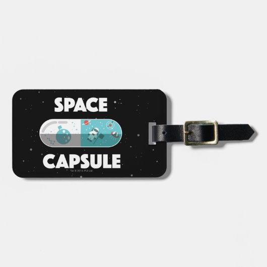 Ruimtecapsule Bagagelabel (Voorkant horizontaal)