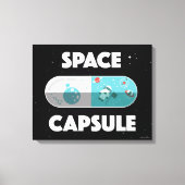 Ruimtecapsule Canvas Afdruk (Voorkant)