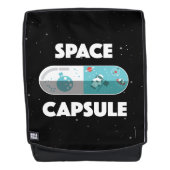 Ruimtecapsule Rugtassen (Voorkant)