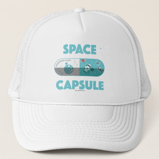 Ruimtecapsule Trucker Pet (Voorkant)