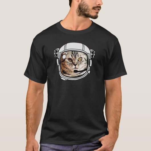 Ruimtecat T-shirt (Voorkant)