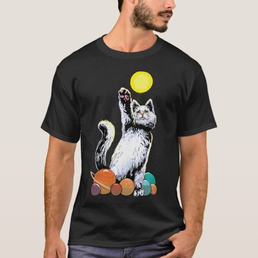 Ruimtecat T-shirt (Voorkant)