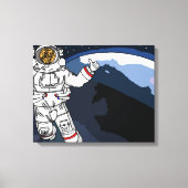 ruimtecookie canvas afdruk (Voorkant)