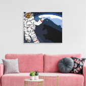 ruimtecookie canvas afdruk (Insitu (Woonkamer))
