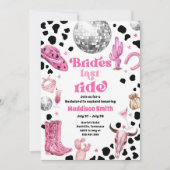 Ruimtecowgirl Discotheek Rodeo Bachelorette Weeken Kaart (Voorkant)