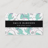 Ruimtedinosaurussen, Kinder speelcentrum, activite Visitekaartje (Voorkant)