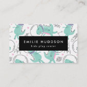 Ruimtedinosaurussen, Kinder speelcentrum, activite Visitekaartje (Voorkant)